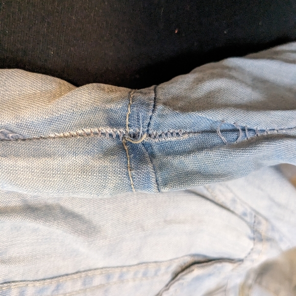 Yest denim long sleeve button-up dress size 8 - Picture 5 of 5